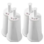 4 Pack Replacement Water Filter Compatible with Breville Sage Claro Swiss for Oracle Barista Bambino Espresso Coffee Machine Part #BES008WHT0NUC1