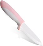 YUSOTAN Ceramic Paring Knife - 4-Inch with Sharp Ceramic Blade and Unique Hippopotamus Cover - Handle Fruit and Vegetables Kitchen Knife (Pink)