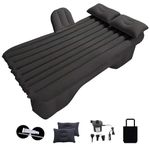 Inflatable Car Air Mattress, Car Air Mattress for Back Seat Car Travel Bed Mattress for Car Camping Travel with Air-Pump and 2 Pillows Air Bed fits Universal SUV Truck