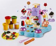 Zest 4 Toyz Play Dough Toy Set for Kids Ice Cream Maker Dough with Music and Light Color Dough Set for 3 4 5 6 7 8 Years Old Boys Girls Kids