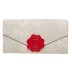 Harry Potter Ladies Hogwarts Letter Wallet Snap Clutch Off White