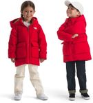 THE NORTH FACE Kids' North Down Fleece-Lined Parka, Tnf Red, 3