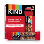 KIND Fruit & Nut Cherry Cashew & Dark Chocolate, Gluten Free, Low Sugar 1.4 Ounce, 5 Count