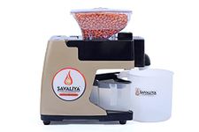 Savaliya Industries Premium SI-801 Fully Automatic Home Use Oil Press Machine || Oil Extraction Machine, Brown, 400 Watts