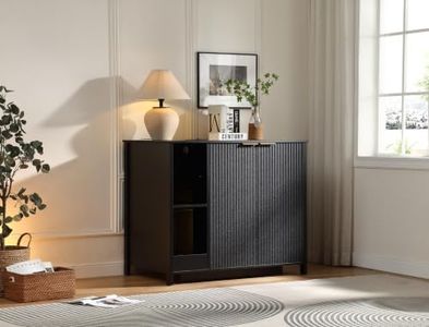 Forest Gravity Extra Large Litter Box Cabinet for Self-Cleaning Litter Box