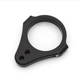 54mm Diameter Aluminum Universal Steering Damper Fork Frame Mounting Clamp Bracket Foot Fixer for Motorcycle Bike Modification