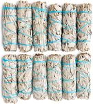 JL Local 12 Pack White Sage Smudge Sticks for Smudging & Cleansing | Smudge Kit White Sage Incense Sticks for Cleansing