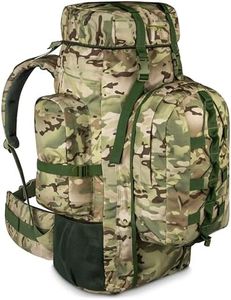 Boundless Performance Metal Frame Rucksack with Detachable Day Pack Great For Traveling and Camping | 125 Liters Capacity