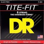 DR Strings TF8-11 8 String Tite-Fit Nickel Plated Heavy Electric Guitar