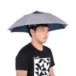 VOBOR Umbrella Hat,Sunshade Fishing Umbrella,Outdoor Handfree Umbrella Hat,Waterproof UV Protection Lightweight Umbrella Hat,Fishing Clothes And Shoes Accessories