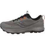 Saucony Men's Peregrine 13 GTX Trail Running Shoe, Gravel Black, 10 UK