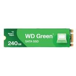 Western Digital WD Green M.2 240GB, Up to 545MB/s, 2.5 Inch/7 mm, 3Y Warranty, Internal Solid State Drive (SSD) (WDS240G3G0B)