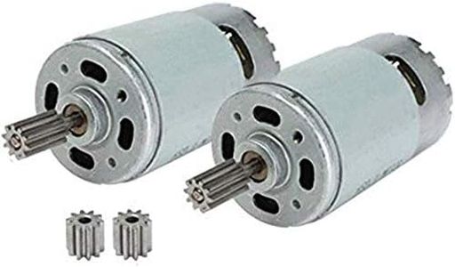 2 Pcs 24V555 30000RPM Children's Powered Wheel Electric Motor RS555 24V Motor Drive Engine Accessory for Car Children Ride on Toys Replacement Parts