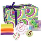 Bomb Cosmetics Funkadelic Handmade Wrapped Bath & Body Gift Pack [Contains 5-Pieces], 420g Multicolor