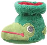 ACORN Easy Critter Kids Bootie Slipper,Frog,Toddler Small 0-6 Months