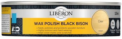 Libéron Wax Polish Black Bison Paste Clear 150ml