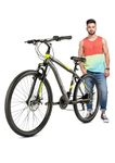 CRADIAC - Hustler 21 Speed | Shimano Gear Cycle | 26 Inch Mountain Bike | 18.5 Inch High Performance Hi-Tensile Steel Frame | Dual Disc Brakes | Ideal for 12+ Years Men/Boys/Girls