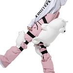 Kelendle Ski Protective Gear Set Cute 3D Knee Padded Protector Hip Protection Butt Pad for Adult Kids Tailbone Protector for Skiing Skating Snowboarding Outdoor Winter White Bear Medium