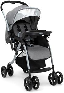 Jeep Unlimited Reversible Handle Stroller, Grey Tweed