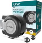 ARVO Wall Mounted Double Retractabl