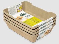 Disposable Cat Litter Tray - EcoPetBox - Eco Friendly - Liquid Proof (10 Pack) Sand