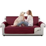 TAOCOCO Sofa Covers 3 Seater,Settee Covers,Sofa Slipcovers,Pet Couch Covers,Non Slip Sofa Covers,Washable Sofa Protectors for Dogs(Red)