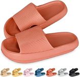 DOUUCO Cloud Sliders for Women and Men Pillow Sliders Super Soft Cozisliders Slippers Open Toe Original Sliders Shower Pool Summer Flip Flop Sandals House Slides for Indoor & Outdoor