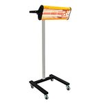 Solary Infrared Paint Curing Dryer, 1050W 110V Movable Shortwave Infrared Paint Baking Lamp with Smart Timer