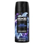 AXE Fine Fragrance Collection Premium Body Spray for Men Blue Lavender deodorant with 72H odour protection and freshness infused with lavender, mint, and amber essential oils 113 g