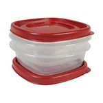 Rubbermaid 2-Pack 1.25 Cup 296ml Square Easy Find Lids