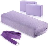 PullCrease 4 Pcs Yoga Bolster Pillo