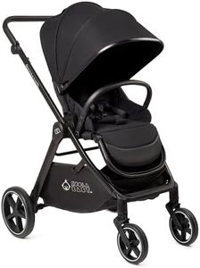 KOOLABABY Reversible Baby Stroller – Foldable Stroller with Parent & World Facing Seat, Multi-Recline & Extendable Canopy – Toddler Stroller