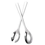 IMEEA Salad Servers 18/8 Stainless Steel Salad Serving Set Salad Fork and Spoon, 10-Inch