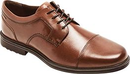 Rockport Men's Taylor Wp Leather Dress Shoe Tan, Size 11 Medium