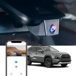 Fitcamx 4K Dash Cam Suitable for 2022 2023 2024 Toyota RAV4 LE Limited XLE Premium Adventure TRD Off Road Hybrid Gen5 (Model B), OEM Look, UHD Video WiFi, G-Sensor Loop Recording, Plug&Play, 64GB Card