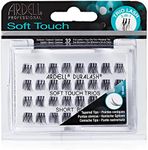 Ardell Soft Touch Trio Short Individuals Lashes, Black, Short