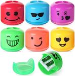 Mr. Pen- Pencil Sharpener, Smiley Sharpener 6 Pack, Pencil Sharpener Kids, Pencil Sharpener for Colored Pencils, Sharpener, Pencil Sharpeners, Pencil Sharpener Manual, Colored Pencil Sharpener