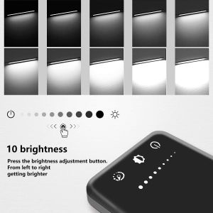 SLATOR Dimmable LED Desk Lamp with USB Charging Port
