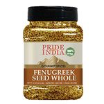 Pride of India – Fenugreek Seed Whole – Whole & Gourmet Indian Spice – Ideal Seasoning for Cooking – Free of Preservatives – Easy to Use – 8 oz. Medium Dual Sifter Jar