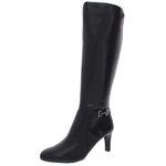 Alfani Womens Perrii Leather Closed Toe Knee High, Black Leather, Size 8.5 US/US