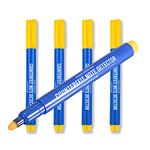 JJ PRIME - 5 pcs Counterfeit Bank Notes Currency Detector Pens Identifier Markers Tester Counterfeit Money Marker Pen for Fake Money Bill Detection, Blue