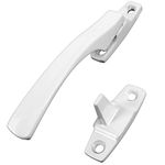 10x White 110mm Casement Window Fastener. Wooden/Timber Frame Latch Lock