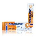 Neoprosone, Skin Brightening Cream - 1.7 fl oz / 50g - Helps to Fade Dark Spots on Face, Armpit, Elbows, Knees and Neck - with Vitamin C and Alpha Arbutin Complex