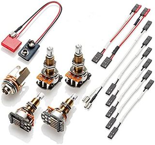 EMG 1-2 Pickup Conversion Wiring Kit Solderless Long Shaft (Les Paul) 19mm