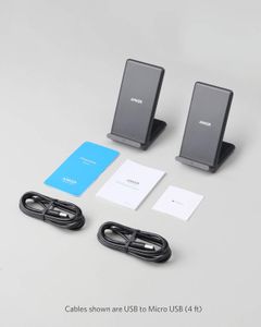 Anker PowerWave Wireless Charger 2-Pack – Fast Charging Pad Set