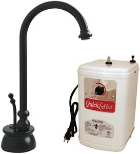 Westbrass D261HFP-12 10" Calorah 1-Handle Hot Water Dispenser Faucet with Instant Hot Tank, Oil Rubbed Bronze