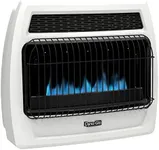 Dyna-Glo BFSS30NGT-4N 30,000 BTU Natural Gas Blue Flame Thermostatic Vent Free Wall Heater, White