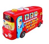 VTech Playtime Bus with Phonics, Educational Toy for Children with Letters, Phonics & the Alphabet, Over 100 Interactive Curriculum Questions, Kids Learning Toy for 2, 3, 4+ Years, English Version