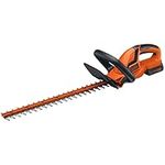 BLACK+DECKER 20V MAX* Cordless Hedge Trimmer, 22-Inch, Dual Action Blades (LHT2220-CA)