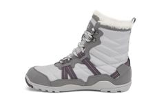 Xero Shoes Alpine Winter Boots for Women Women's Hiking & Snow Boots, Waterproof Insulated with Heat-Reflective Insole for Cold Weather Frost Gray/White, Size 10 UK